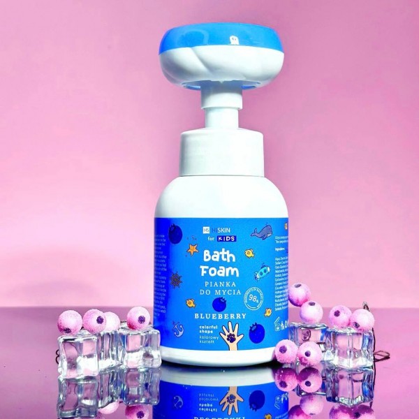 Spuma mousse pentru dus si maini cu aroma de afine HiSkin 300ml Spuma mousse pentru dus si maini cu aroma de afine HiSkin 300ml