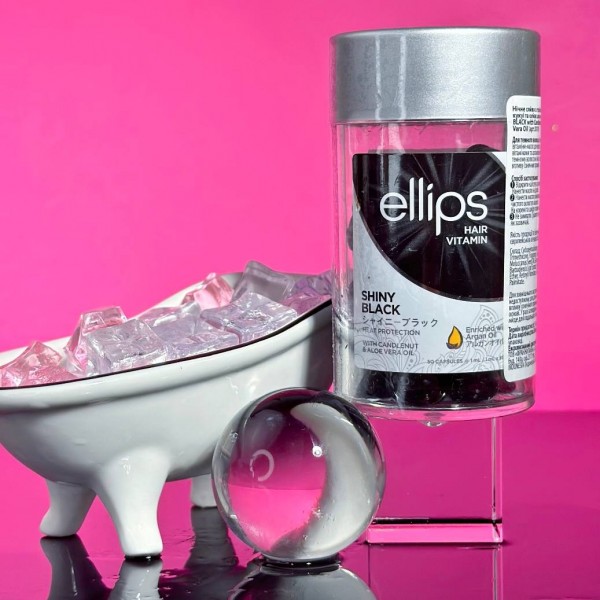 Vitamine pentru păr Ellips Hair Vitamin Treatment Stralucire de noapte cu alune de pădure și ulei de aloe vera borcan 50 buc. Vitamine pentru păr Ellips Hair Vitamin Treatment Stralucire de noapte cu alune de pădure și ulei de aloe vera borcan 50 buc.