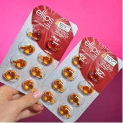 Витамины для волос Ellips Hair Vitamin Treatment Здоровье волос женьшенем и медом (Hair Vitality)