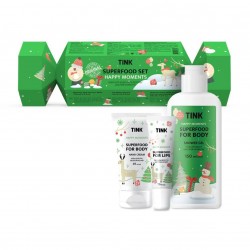 Set Tink Superfood (gel de dus, balsam de buze, crema de maini)