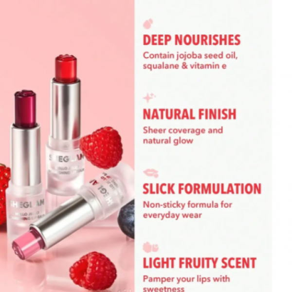 Питательный бальзам для губ Sheglam Mello Jello Nourishing Lip Balm Питательный бальзам для губ Sheglam Mello Jello Nourishing Lip Balm