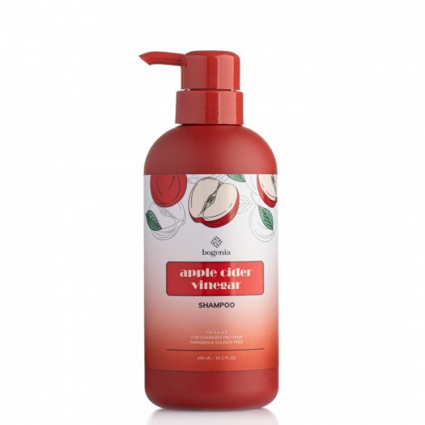 Sampon de par Bogenia Sampon cu otet de mere 450 ml Sampon de par Bogenia Sampon cu otet de mere 450 ml