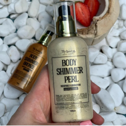 Молочко с шиммером для тела с оттенками золота,жемчуга и бронзы Top Beauty Body Shimmer Perl 100мл Жемчуг