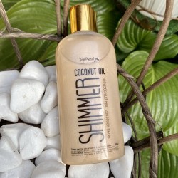 Кокосовое масло для загара с шиммером Top Beauty Coconut Oil Shimmer 200 мл Pearl