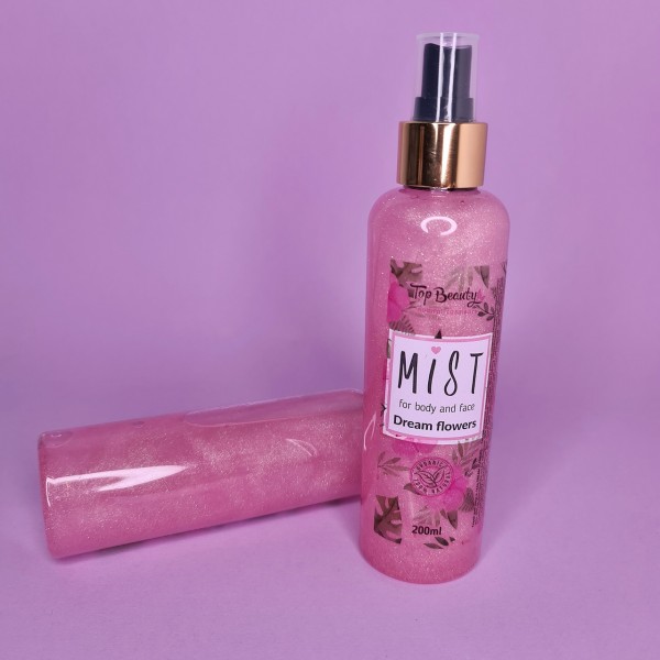 Cпрей-мист для тела с шиммером Top Beauty Coconut/Dream Flowers/Tropic 200 мл Cпрей-мист для тела с шиммером Top Beauty Coconut/Dream Flowers/Tropic 200 мл