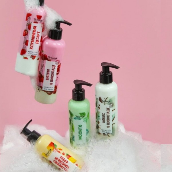 Крем-гель для душа Top Beauty 250 мл Крем-гель для душа Top Beauty 250 мл