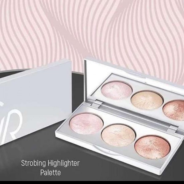 Paleta de iluminatori stroboscopic Golden Rose Strobing Highlighter Palette Paleta de iluminatori stroboscopic Golden Rose Strobing Highlighter Palette