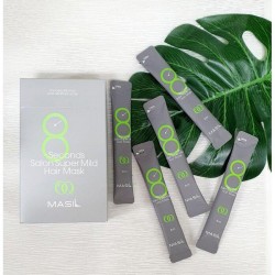 Mască de păr moale restauratoare Masil 8 Seconds Salon Super Mild Hair Mask Green 8 ml