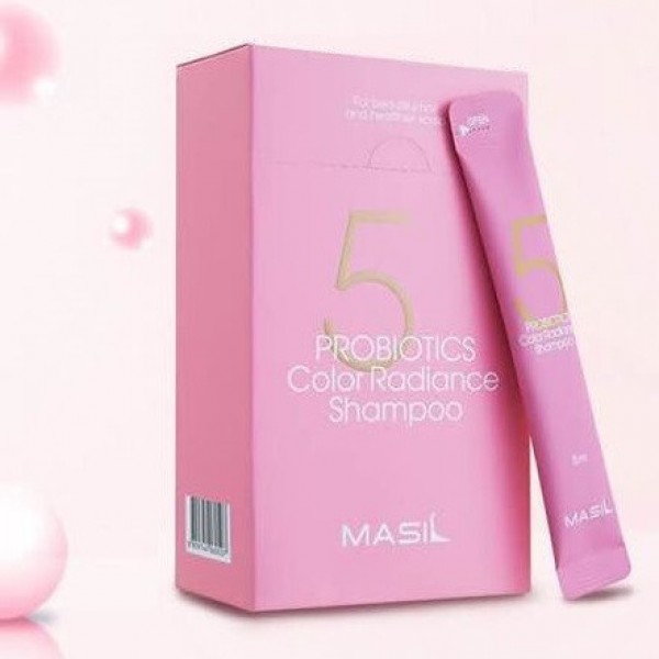 Șampon de protecție a culorii cu probiotice Masil 5 Probiotics Color Radiance Shampoo Stick Pouch 8 ml Șampon de protecție a culorii cu probiotice Masil 5 Probiotics Color Radiance Shampoo Stick Pouch 8 ml