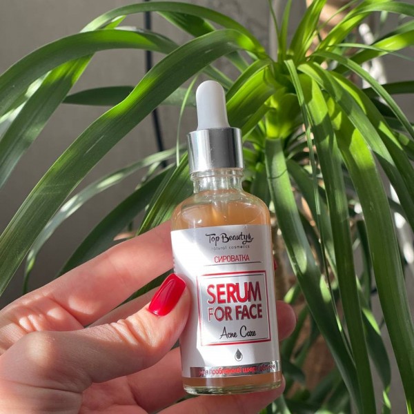 Ser facial pentru ten cu probleme cu acnee Top Beauty 50 ml Ser facial pentru ten cu probleme cu acnee Top Beauty 50 ml
