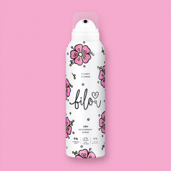 Дезодорант Bilou Flashy Flower (сладкая черешня и гранат) 150 мл Дезодорант Bilou Flashy Flower (сладкая черешня и гранат) 150 мл