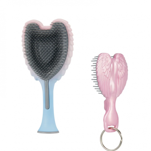 Подарочный набор расчесок Tangle Angel 2.0 & Keyring Detangling Gift Set Pink Подарочный набор расчесок Tangle Angel 2.0 & Keyring Detangling Gift Set Pink