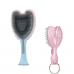 Подарочный набор расчесок Tangle Angel 2.0 & Keyring Detangling Gift Set Pink