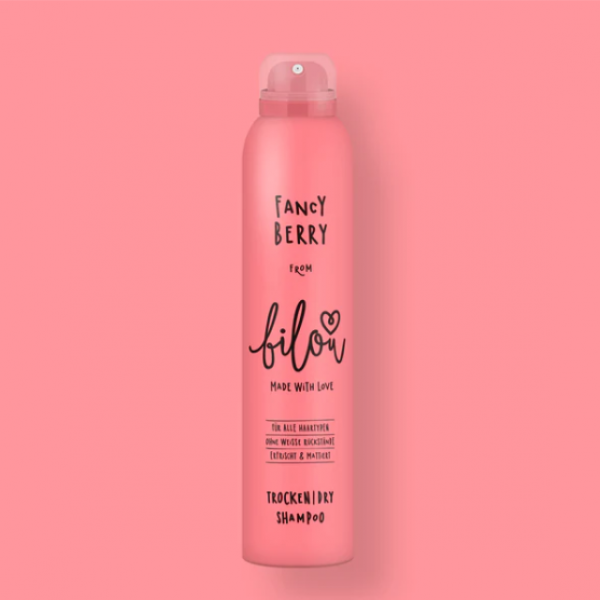 Șampon uscat Bilou Fancy Berry (bocuri suculente) 200 ml Șampon uscat Bilou Fancy Berry (bocuri suculente) 200 ml