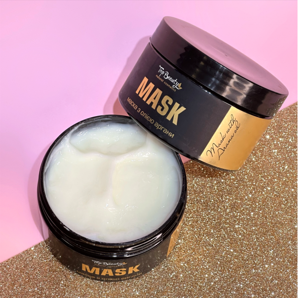 Регенерирующая маска с кератином и маслом арганы Top Beauty 300 мл Регенерирующая маска с кератином и маслом арганы Top Beauty 300 мл