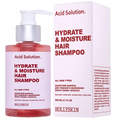 Кислотный шампунь для глубокого увлажнения кожи головы и волос HOLLYSKIN Acid Solution