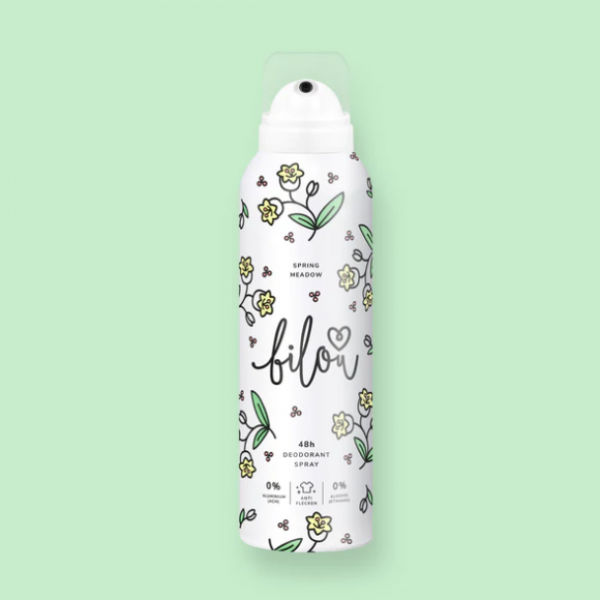 Deodorant Bilou Spring Meadow (lacramioare si iasomie cu o nota subtila de piersici si coacaze) 150 ml Deodorant Bilou Spring Meadow (lacramioare si iasomie cu o nota subtila de piersici si coacaze) 150 ml