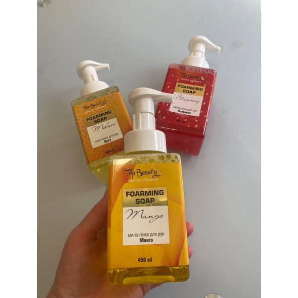 Мыло-пенка для мытья рук Top Beauty 450 мл Мыло-пенка для мытья рук Top Beauty 450 мл