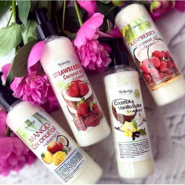 Кокосовое масло для тела Top Beauty Coconut and Fruit 200 мл Кокосовое масло для тела Top Beauty Coconut and Fruit 200 мл