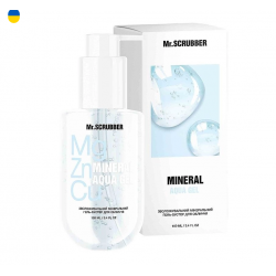 Gel mineral hidratant-booster pentru față Mineral Aqua Gel Mr.Scrubber 100 ml
