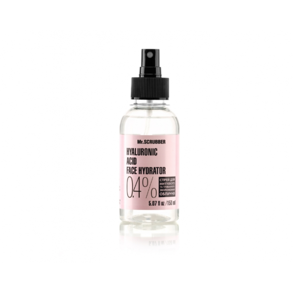 Спрей для увлажнения лица Mr.Scrubber Hyaluronic Instant Face Hydrator 150 мл Спрей для увлажнения лица Mr.Scrubber Hyaluronic Instant Face Hydrator 150 мл