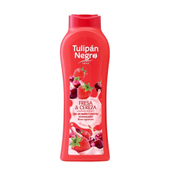 Гель для душа Tulipan Negro 650 мл Клубника и вишня