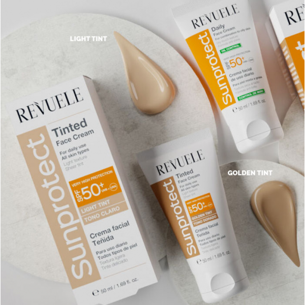Крем для лица тонирующий Revuele Sunprotect Tinted Face Cream SPF50+ 50мл Крем для лица тонирующий Revuele Sunprotect Tinted Face Cream SPF50+ 50мл