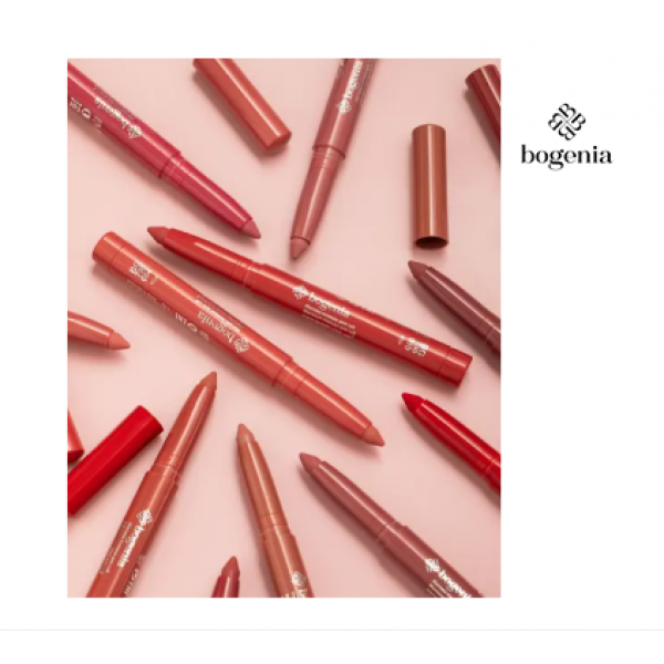Помада-карандаш Bogenia Velvet Waterproof Matte Помада-карандаш Bogenia Velvet Waterproof Matte