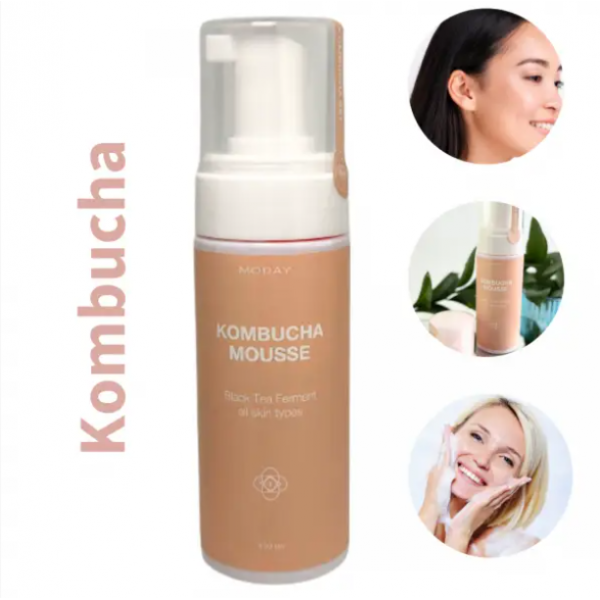Mousse de curățare pentru față luni Kombucha MODAY cu extract de kombucha, salcie alpina 150 ml Mousse de curățare pentru față luni Kombucha MODAY cu extract de kombucha, salcie alpina 150 ml