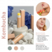 Balsam natural de buze MODAY Kombucha LIP BALM pe bază de ceai negru fermentat și ceară de albine