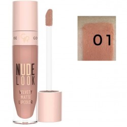 Жидкая матовая помада Golden Rose Nude Look Velvety Matte Lipcolor