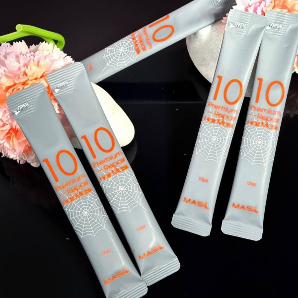 Masca de par premium restauratoare Masil 10 Masca de par Premium Repair 12 ml Masca de par premium restauratoare Masil 10 Masca de par Premium Repair 12 ml