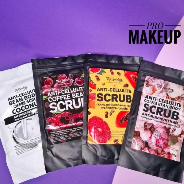 Scrub de corp pentru fermitate și anticelulitic pe bază de cafea Top Beauty Scrub anticelulitic 200 gr Scrub de corp pentru fermitate și anticelulitic pe bază de cafea Top Beauty Scrub anticelulitic 200 gr