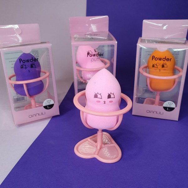 Спонж для макияжа на подставке с эффектом увеличения в размере Powder Puff Спонж для макияжа на подставке с эффектом увеличения в размере Powder Puff