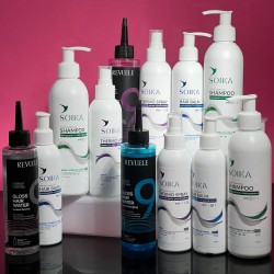 Set de păr 4 în 1 Pro Enhanced Protection (șampon, balsam, protecție termică, apă oglindă)
