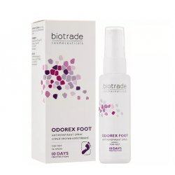 Антиперспирант-спрей для ног с усиленным длительным действием Biotrade Odorex Foot Antiperspirant Spray, 40 ml