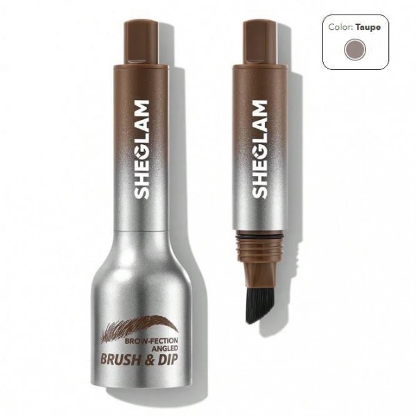 Помадка для бровей Sheglam Brow-Fection Angled Brush and Taupe Помадка для бровей Sheglam Brow-Fection Angled Brush and Taupe