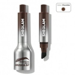 Помадка для бровей Sheglam Brow-Fection Angled Brush and Dip Chocolate