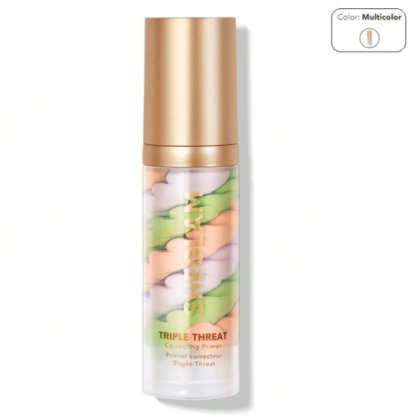Primer de machiaj tricolor Sheglam Triple Threat Correcting Primer 30 ml Primer de machiaj tricolor Sheglam Triple Threat Correcting Primer 30 ml