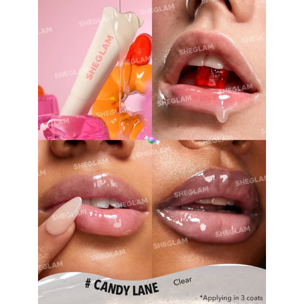 Увлажняющий бальзам для губ Sheglam Crystal Glaze Moisturizing Lip Care Candy Lane 10 мл Увлажняющий бальзам для губ Sheglam Crystal Glaze Moisturizing Lip Care Candy Lane 10 мл