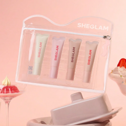 Set de balsamuri hidratante pentru buze 4in1 Sheglam Crystal Glaze Set hidratant pentru ingrijirea buzelor