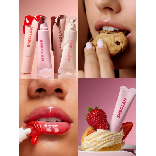 Набор увлажняющих бальзамов для губ 4в1 Sheglam Crystal Glaze Moisturizing Lip Care Set Набор увлажняющих бальзамов для губ 4в1 Sheglam Crystal Glaze Moisturizing Lip Care Set
