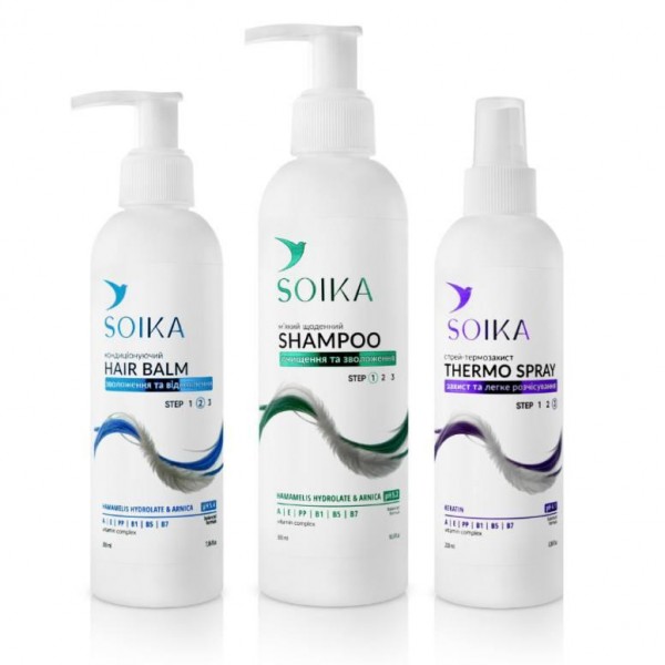 Подарочный набор для волос Soika 3в1 Подарочный набор для волос Soika 3в1