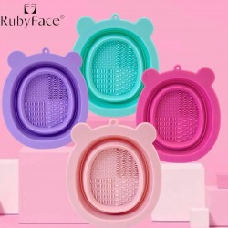 Силиконовая миска для мойки кисточек и спонжей Ruby Face Mini-folding clean bowl