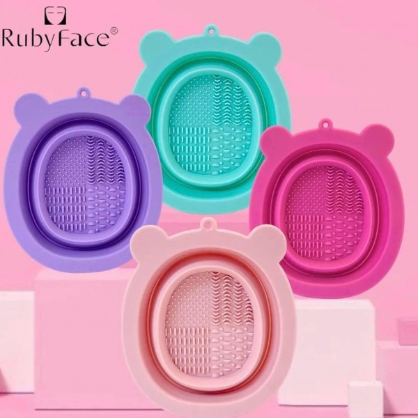Силиконовая миска для мойки кисточек и спонжей Ruby Face Mini-folding clean bowl Силиконовая миска для мойки кисточек и спонжей Ruby Face Mini-folding clean bowl