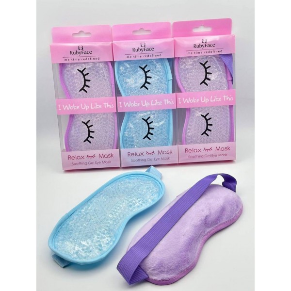 Mască răcoritoare pentru ochi cu margele de silicon Ruby Face Relax Mask Mască răcoritoare pentru ochi cu margele de silicon Ruby Face Relax Mask