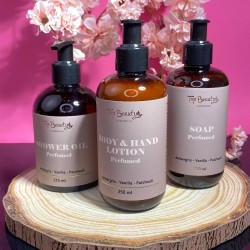 Парфюмированный набор для ухода за телом Top Beauty Ambergris, Vanilla, Patchouli