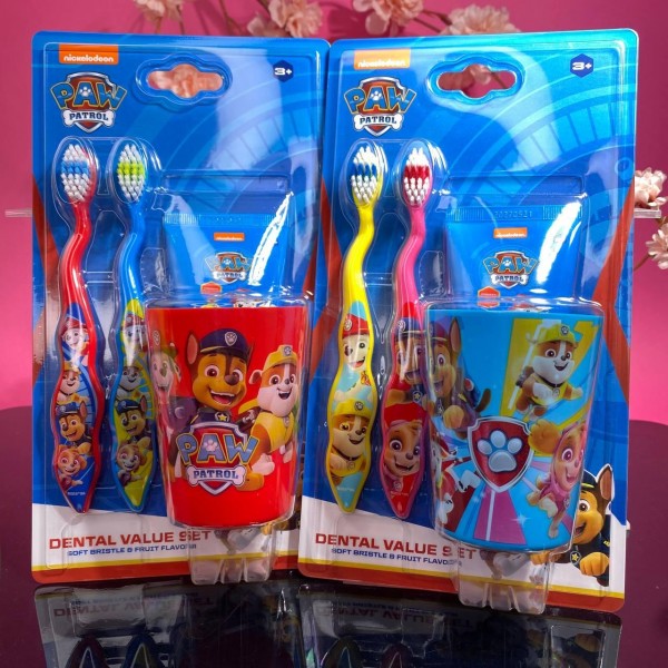 Детский набор для чистки зубов Щенячий Патруль Nickelodeon Dental Value Set Paw Patrol Детский набор для чистки зубов Щенячий Патруль Nickelodeon Dental Value Set Paw Patrol
