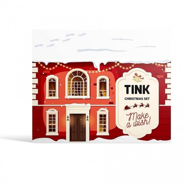 Set cadou Tink Christmas Set Make a Wish (gel de dus, lotiune de corp, pudra de baie) Set cadou Tink Christmas Set Make a Wish (gel de dus, lotiune de corp, pudra de baie)
