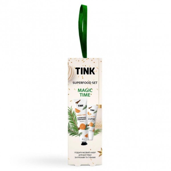 Подарочный набор по уходу за руками и губами Tink Superfood Set Magic Time Подарочный набор по уходу за руками и губами Tink Superfood Set Magic Time